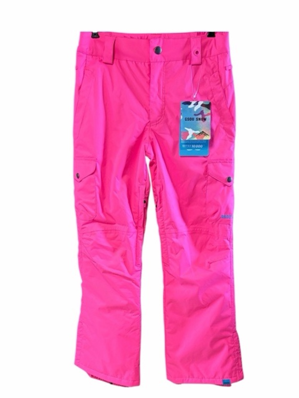 GSOU Snow Pink Waterproof Winter Ski Snow Pants NWT‎
